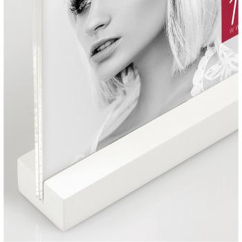 ZEP Dresda White           13x18 Acryl mit Holzleiste      AQ657W