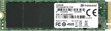 Transcend SSD MTE110S      128GB NVMe PCIe Gen3 x4