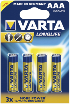 10x4 Varta Longlife Extra Micro AAA LR 03        VPE Innenkarton