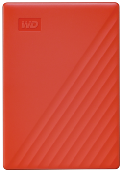 Western Digital My Passport 2TB Rot HDD USB 3.0 new
