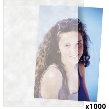 1x1000 Daiber Pergaminhüllen 13x18 Öffnung Breitseite