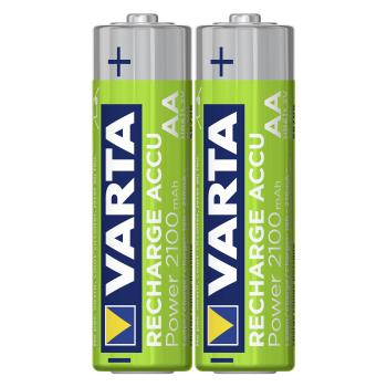 10x2 Varta Rechargeable Accu NiMh 2100 mAh Mignon VPE Innenk.