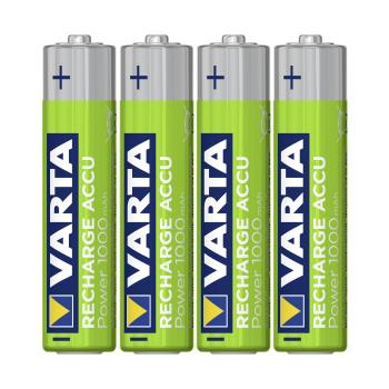 10x4 Varta Rechargeable Accu NiMh 1000 mAh Micro VPE Innenk.