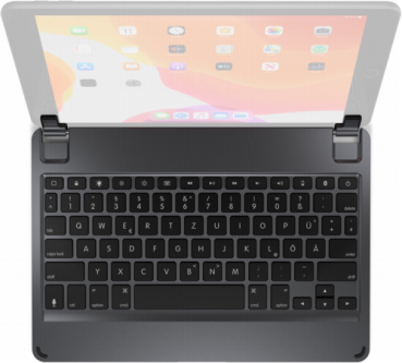 Brydge 10.2 Bluetooth Tastatur silber-grau für iPad 7/8th Gen