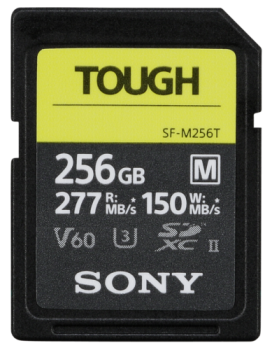 Sony SDXC M Tough series   256GB UHS-II Class 10 U3 V60