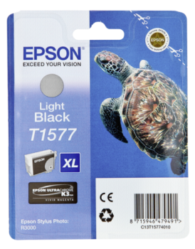 Epson Tintenpatrone light schwarz T 157             T 1577