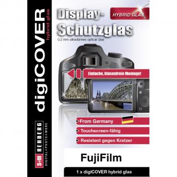 digiCOVER Hybrid Glas Display Schutz Fujifilm GFX 50R