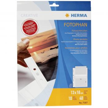 Herma fotophan 13x18 10 Blatt weiß               7587