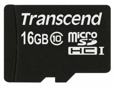 Transcend microSDHC         16GB Class 10 + SD-Adapter