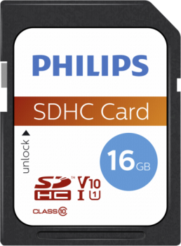Philips SDHC Card           16GB Class 10 UHS-I U1