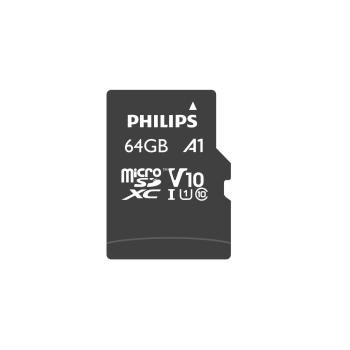 Philips MicroSDXC Card      64GB Class 10 UHS-I U1 incl. Adapter