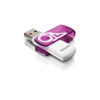 SB Philips USB 2.0          64GB Vivid Edition Purple 2-pack