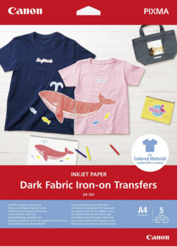 Canon DF-101 A 4 Dark Fabric Iron-on Transfers 5 Blatt