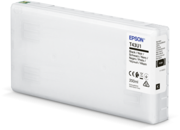Epson Tintenpatrone schwarz T 43U 200 ml              T 43U1
