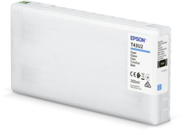 Epson Tintenpatrone cyan T 43U 200 ml              T 43U2