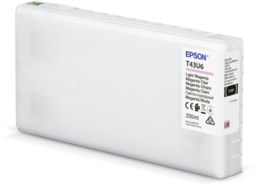 Epson Tintenpatrone light magenta T 43U 200 ml      T 43U6