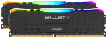Ballistix 16GB Kit DDR4 2x8GB 3600 CL16 DIMM 288pin black RGB