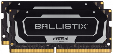 Ballistix 32GB Kit DDR4 2x16GB 3200 CL16 SODIMM 260pin black