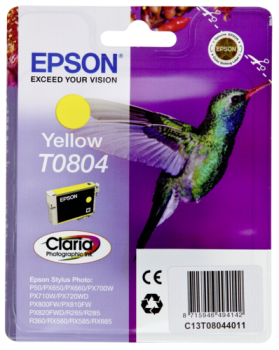 Epson Tintenpatrone yellow T 080                     T 0804