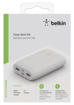 Belkin Power Bank 10.000mAh weiß                 F8J267btWHT