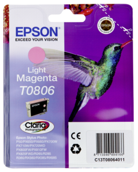 Epson Tintenpatrone light magenta T 080             T 0806