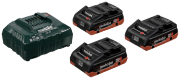 Metabo Basis-Set ASC 30-36V + 3x 18V 4,0 Ah