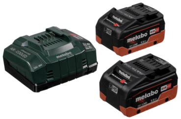 Metabo Basis-Set 2x 18V 5,5 Ah LiHD