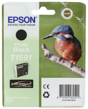 Epson Tintenpatrone photo schwarz T 159             T 1591