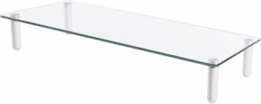 DIGITUS Glas Monitorerhöhung 560x210x80mm bis 20 kg