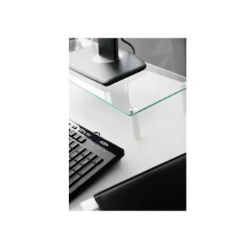 DIGITUS Glas Monitorerhöhung 560x210x80mm bis 20 kg