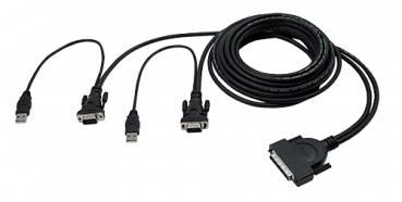 Belkin OmniView Dual-Port OCTOPUS Kabelgarnitur USB 1,8 m