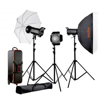 Godox QT400II-C Studio-Kit Studioblitzgeräte-Kit 2 x 400Ws
