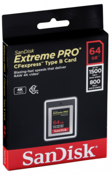 SanDisk CF Express Type 2  64GB Extreme Pro     SDCFE-064G-GN4NN