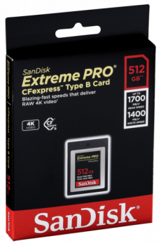 SanDisk CF Express Type 2  512GB Extreme Pro     SDCFE-512G-GN4NN