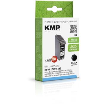 KMP H9 Tintenpatrone schwarz kompatibel mit HP C 6615 D