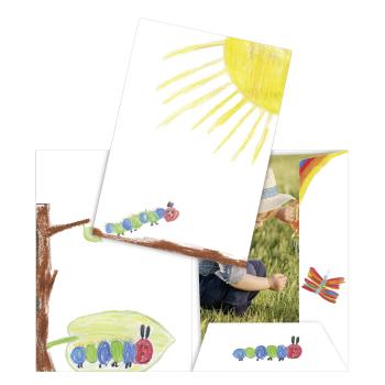 1x10 Daiber Flügelmappen Raupe für max.Bildformat 18x25cm 13411