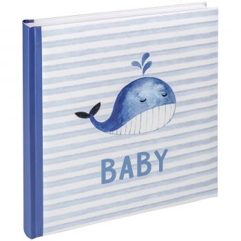 Walther Sam blau         28x30,5 50 weiße Seiten Babyalbum UK183L