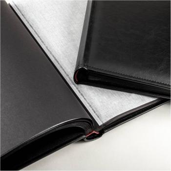 Walther De Luxe Fotoalb. 28x30,5 50 schwarze Seiten        FA386B