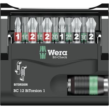 WERA Bit-Check 12 BiTorsion 1 Bits-Sortiment