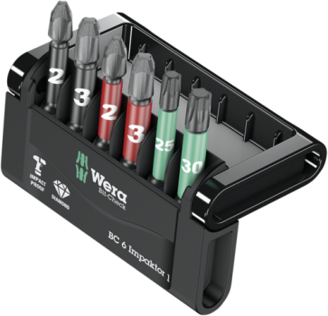 WERA Bit-Check 6 Impaktor 1 Bit-Sortiment