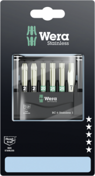 WERA Bit-Check 6 Stainless 1 SB Bits-Sortiment