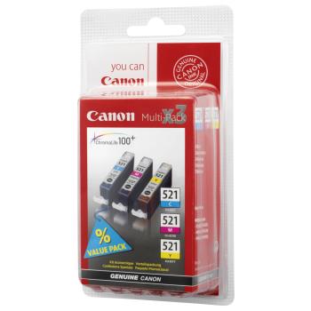 Canon CLI-521 C/M/Y Pack
