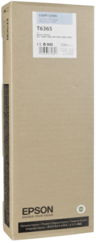 Epson Tintenpatrone light cyan T 636 700 ml              T 6365