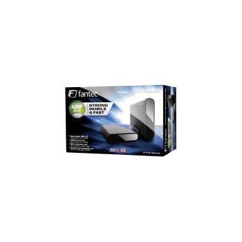 FANTEC DB-ALU 3 e schwarz 3,5" Gehäuse USB 3.0 eSATA