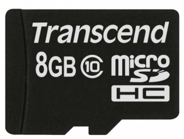 Transcend microSDHC          8GB Class 10
