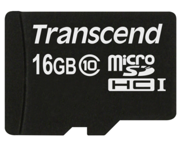 Transcend microSDHC         16GB Class 10