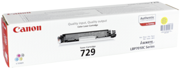 Canon Toner Cartridge 729 Y yellow