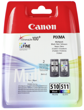 Canon PG-510 schwarz / CL-511 color Multi Pack