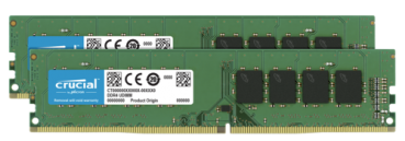 Crucial 32GB Kit DDR4 3200 MT/s 16GBx2 DIMM 288pin