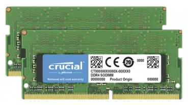 Crucial 16GB Kit DDR4 3200 MT/s 8GBx2 SODIMM 260pin